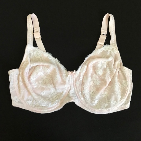 PLAYTEX Lace Bra Pink Underwire Women’s Plus Size 44DD - Picture 1 of 13